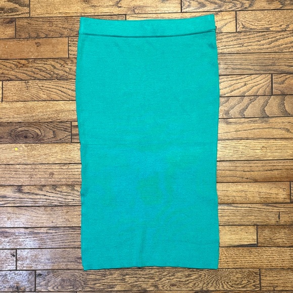 RACHEL Rachel Roy Teal Midi Skirt - Picture 1 of 6